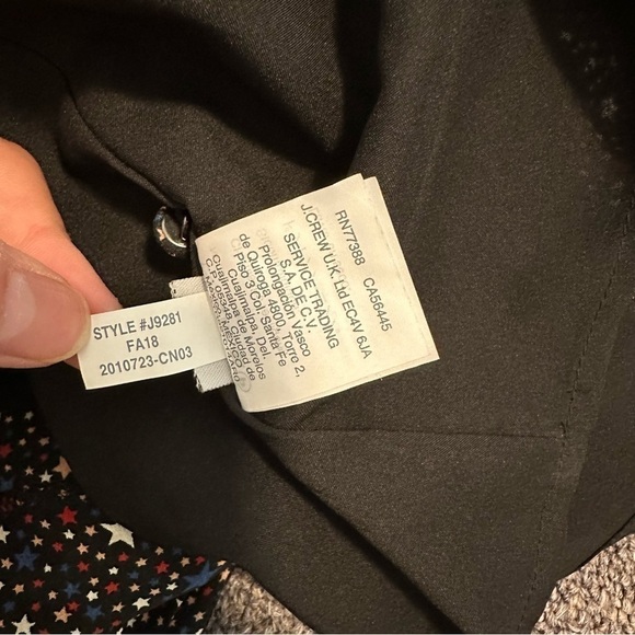 Madewell Balsam Tie-Neck Dress in Starry Night size 2 silk - Picture 9 of 16